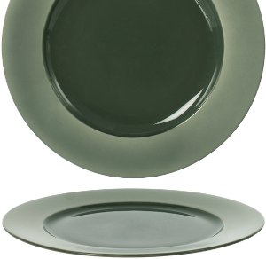 Flat Plate Glassy Green