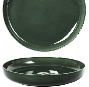 Deep Coupe Plate Glassy Green