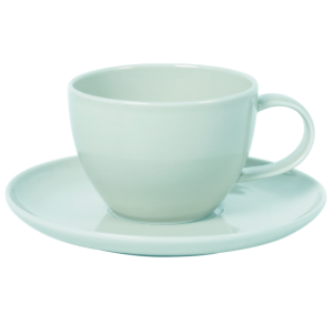 Cup and Saucer Set 100 cc Pearl Mint