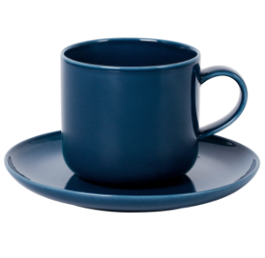 Cup and Saucer Set B 100 cc Pearl Navy