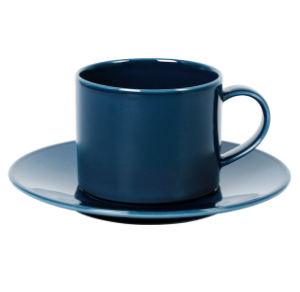 Cup and Saucer Set A 350 cc Pearl Navy