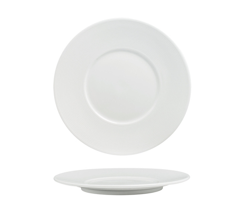 Flat Plate 19cm With Wide 4.2cm Rim -72013A